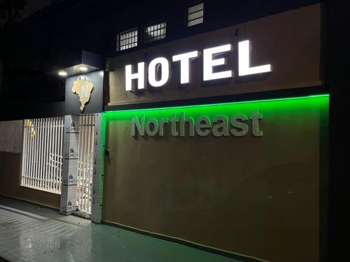 Northeastに飾ってある許可証、賞状、看板またはその他の書類