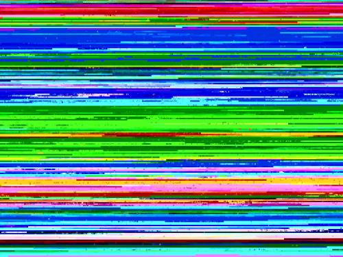 une pile de lignes aux couleurs de l'arc-en-ciel sur un écran d'ordinateur dans l'établissement Studio La Piste-5 by Interhome, à Saint-Gervais-les-Bains