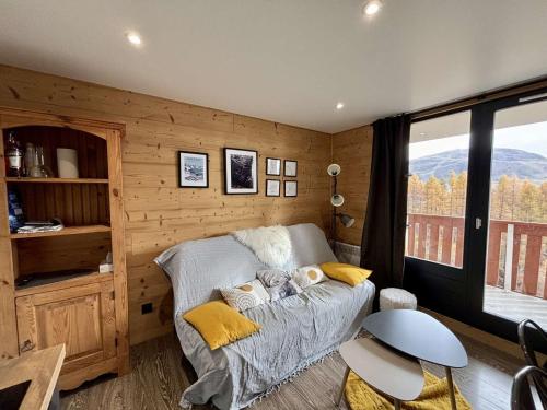 Studio cabine confortable, 30m², 5 pers, piscine, balcon, proche pistes, commerces - Alpe d'Huez - FR-1-405-361