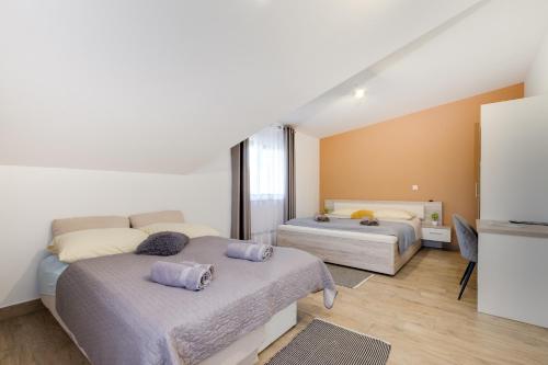 Posteľ alebo postele v izbe v ubytovaní Relax house MAROKIS