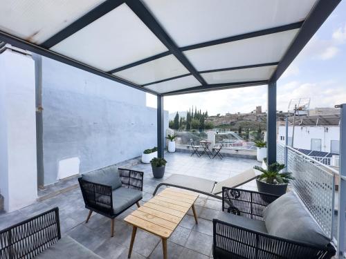 Balkón nebo terasa v ubytování Historic Suites 21