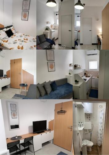 Kuchyň nebo kuchyňský kout v ubytování Studio Ukras