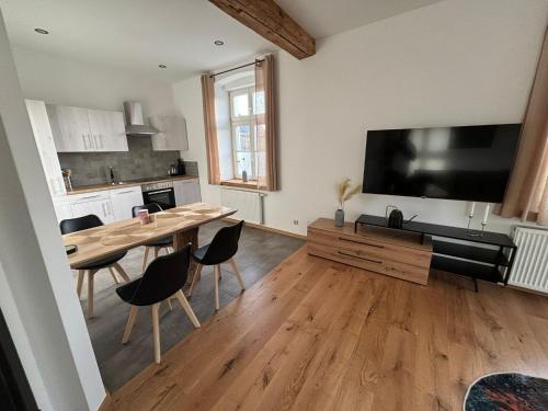 TV a/nebo společenská místnost v ubytování Casa Roberto