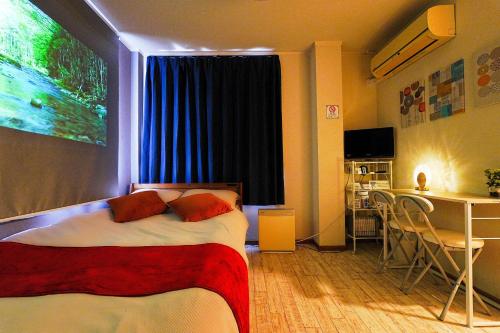 ロワジール岩槻301にあるテレビまたはエンターテインメントセンター
