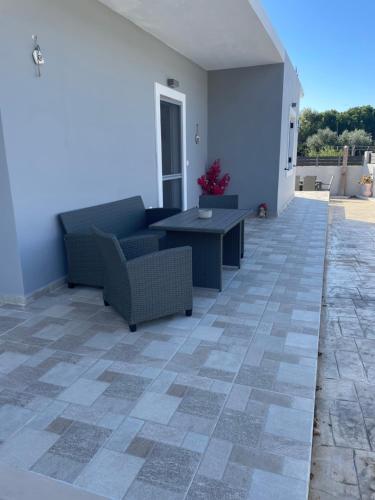 Χώρος καθιστικού στο Villa Fleur
