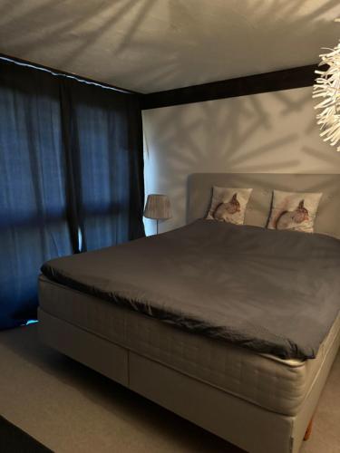 Una cama o camas en una habitación de Sehr Schöne Wohnung in Engelberg
