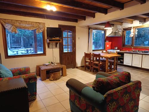 Posezení v ubytování Puro Sur Bariloche