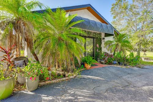 Κήπος έξω από το 8 Mi to Tarpon Springs Sponge Docks Home with Grill