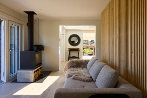 Posezení v ubytování Blackwood Luxury Hideaway