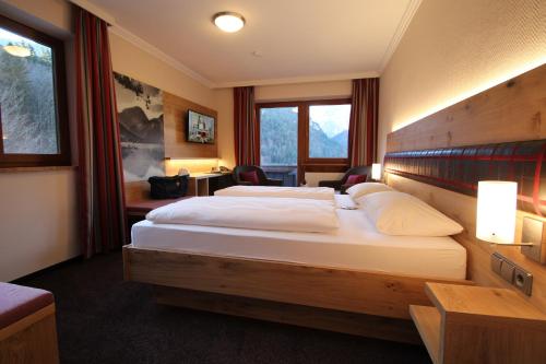 Katil atau katil-katil dalam bilik di Hotel Seeblick