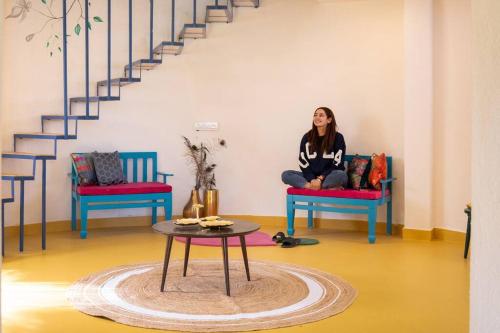 Zona de estar de Dome Villas By Jade - Blue