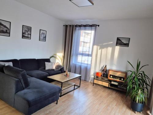 Χώρος καθιστικού στο Apartmán Senica