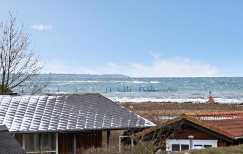 a view of the beach and the ocean at Amazing Home In Haderslev With Wifi in Haderslev