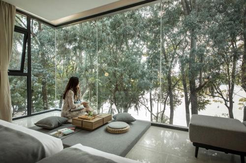 Zahrada ubytování iTree Guanhu Academy Huizhou West Lake