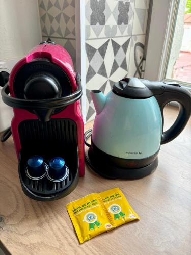 Un plateau/bouilloire est fourni. dans l'établissement Canopee rue Carnot Annecy, à Annecy