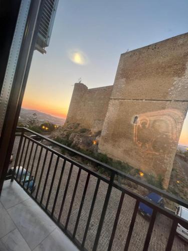 a view from a balcony of a castle at A cantunera o castieddu in Naro