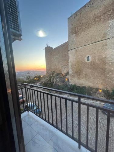 a view from a balcony of a castle at A cantunera o castieddu in Naro