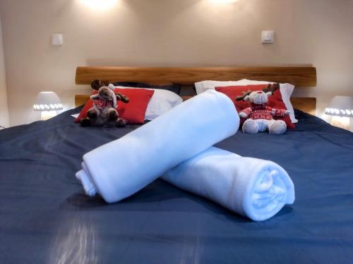 Postel nebo postele na pokoji v ubytování Maison Rebleuthof Sauna & Fitness
