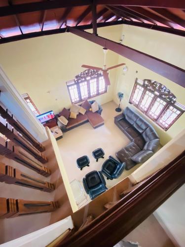 an overhead view of a living room in a house at Havindu Nethmika in Horangalla