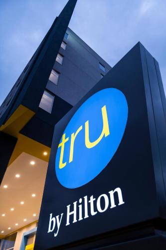 a building with the intel logo on it at Tru By Hilton Cali Sur in Cali
