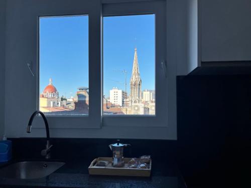 Nespecifikovaný výhled na destinaci Oviedo nebo výhled na město při pohledu z apartmánu