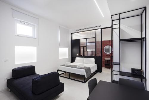 Postel nebo postele na pokoji v ubytování Nostos rooms & Apartments