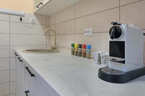 Eldhús eða eldhúskrókur á Apartment Paradise Biser