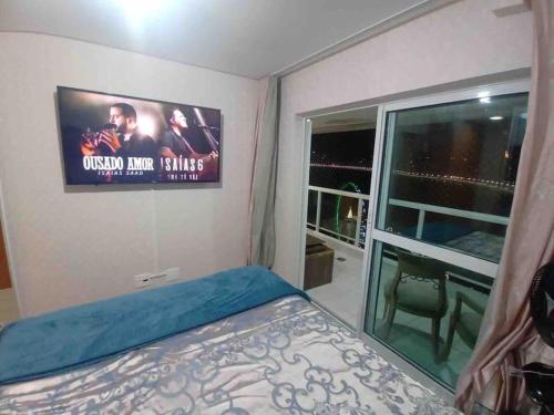 Katil atau katil-katil dalam bilik di Apartamento Duplex Terraço da Rainha