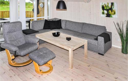 Χώρος καθιστικού στο Holiday Home Ellemose Sydals V