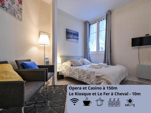 Cosy Eugénie au pied de l'Opéra et du Kiosque