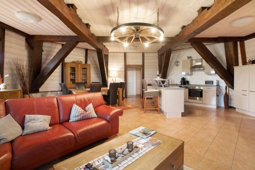 Dapur atau dapur kecil di Fewo Nordermühle