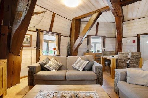 Ruang duduk di Fewo Nordermühle