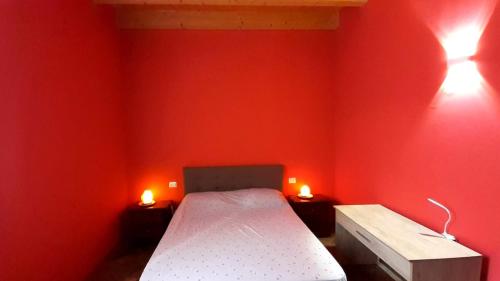 Postel nebo postele na pokoji v ubytování agriturismo zibramonda