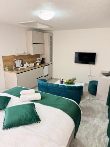 Η κουζίνα ή μικρή κουζίνα στο Apartmani Ikanović