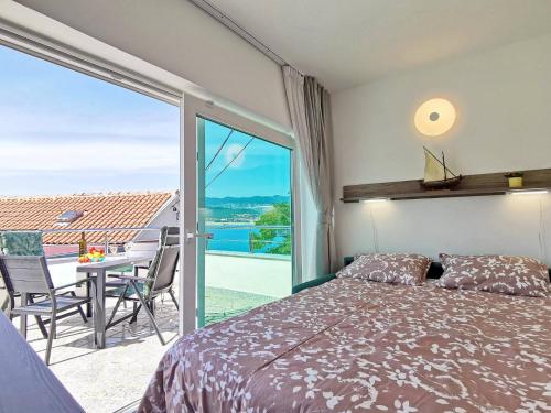 Postel nebo postele na pokoji v ubytování Studio Apartment Glorijeta