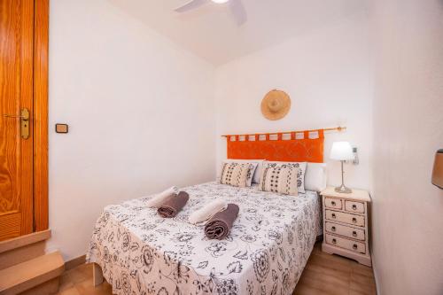 Кровать или кровати в номере Finca Emilia