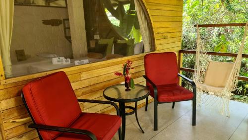 Ban công/sân hiên tại Hakuna Matata Amazon Lodge