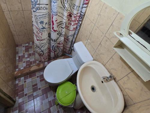 Koupelna v ubytování Hostal Buena Esperanza El Copé de La Pintada