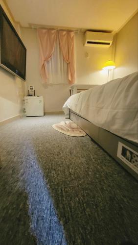 a bedroom with a bed and a television in a room at Sunday House 3 in Seoul