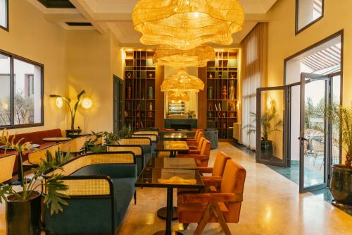 Posezení v ubytování JW Marrakech Domaine d'Exception