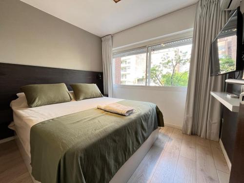 Postel nebo postele na pokoji v ubytování Departamento completo en zona principal de la ciudad, buen pastor, plaza españa, patio olmos