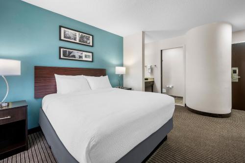 Letto o letti in una camera di Sleep Inn Springfield West