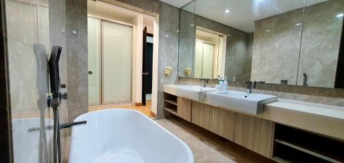 Ένα μπάνιο στο Elements Condo @ Jalan Ampang