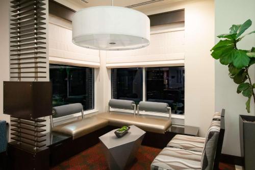 Χώρος καθιστικού στο Hilton Garden Inn Columbus/Dublin