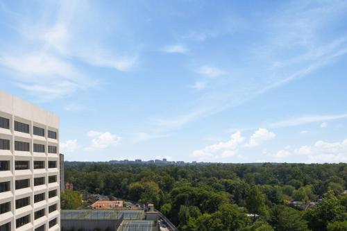 a view from the side of a building at Hilton Garden Inn Bethesda Downtown in Bethesda