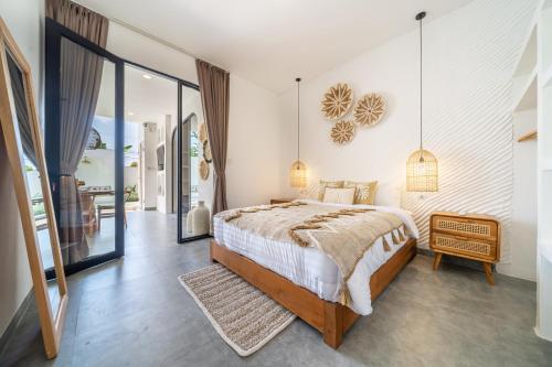 Ένα ή περισσότερα κρεβάτια σε δωμάτιο στο Anaya Villa
