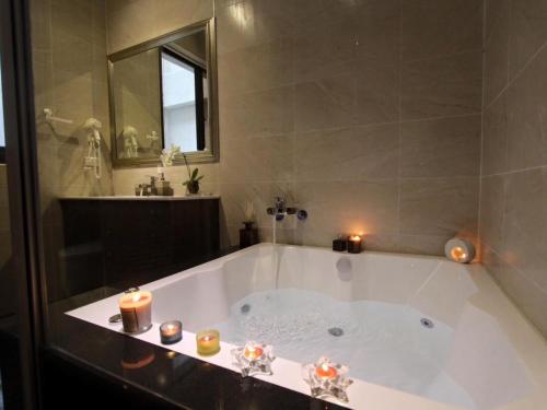 Koupelna v ubytování Yuncourt B&B