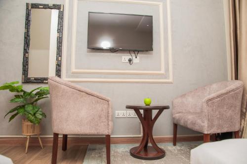 Posezení v ubytování Flamarc Hotel