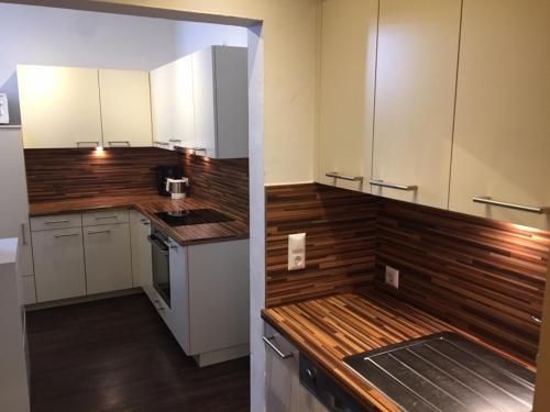 Una cocina o kitchenette en Sonnenalp Mountainview