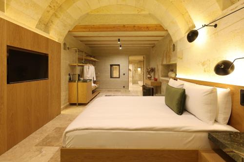 Postel nebo postele na pokoji v ubytování Mare Cappadocia